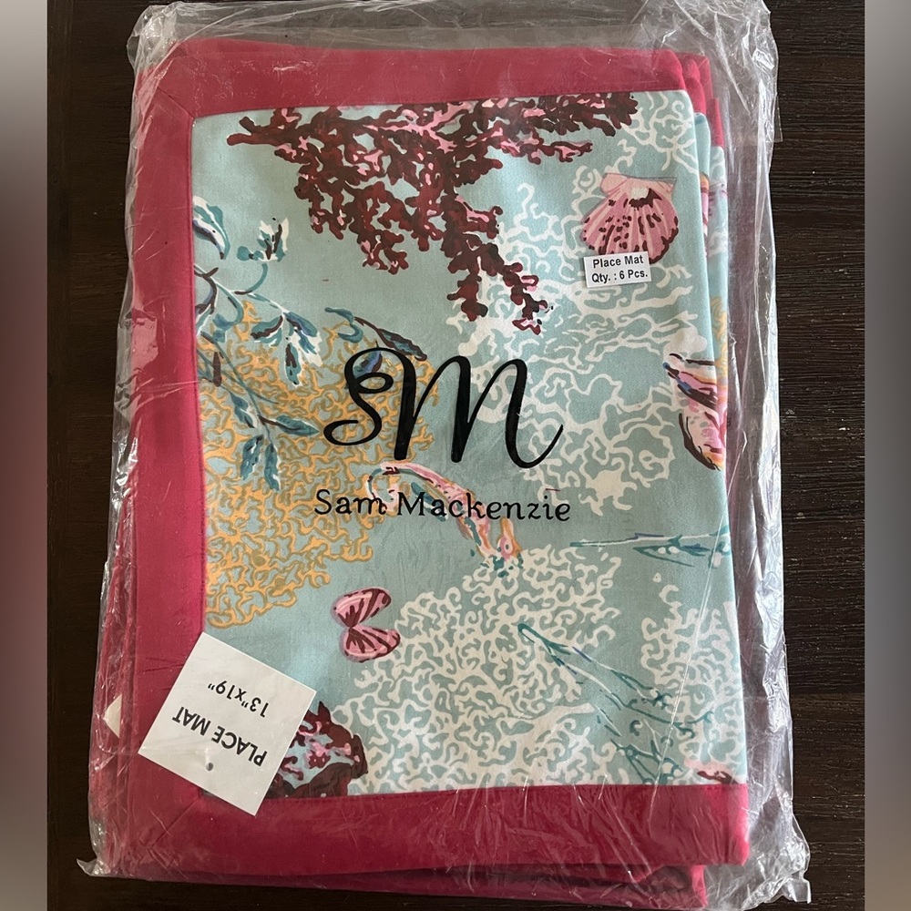 Sam Mackenzie table  placemats